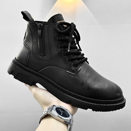 Men's Boots High-top New British Retro Workwear Trendy Casual