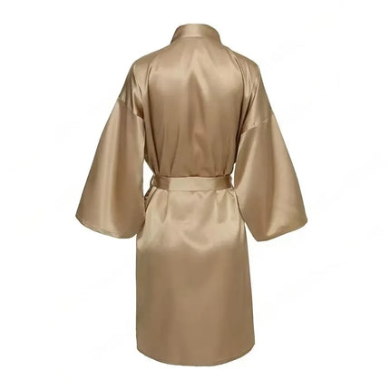 Custom Satin Wedding Bridesmaid Kimono Dressing Gown Bridesmaid Robes Soft Satin & Personalized Wedding/Bachelorette Party Robes