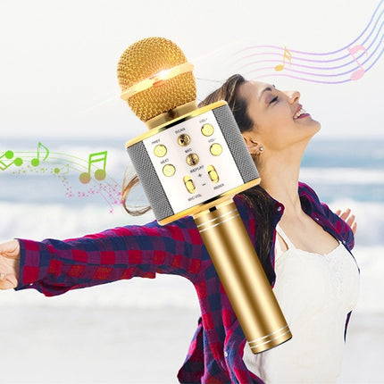 Wireless Microphone Portable Bluetooth Mini Home Ktv For Music Playing Singing Speaker Player