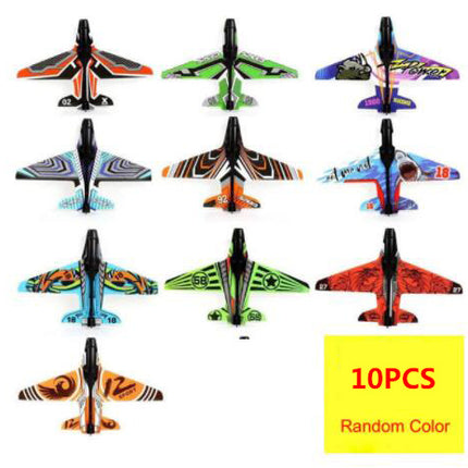 Children's Outdoor Boy Toys Hand Throwing Spin Glider Model Launcher