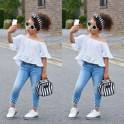 Shirt Shorts Girls Girl Kids Clothes For Baby Set Children