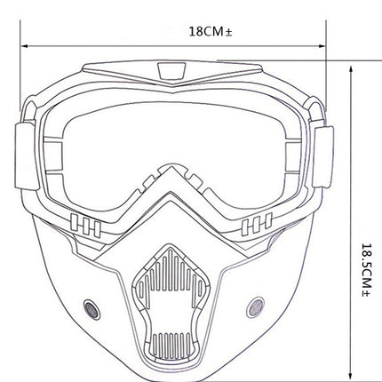 Factory direct tactical goggles riding bike cover outdoor special goggles for motorcycle helmet