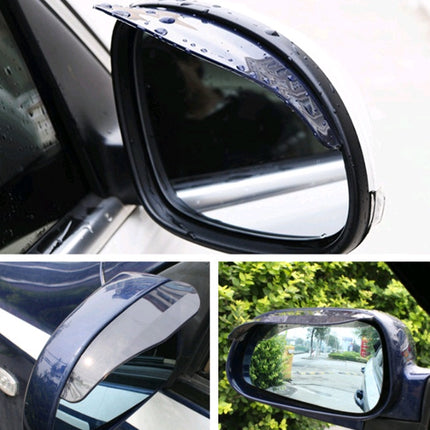 Car Rearview Mirror Rain Protection Eyebrows 2-piece Set