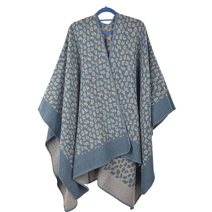 European And American Fashion Geometry Pattern Shawl Blanket Dual-use