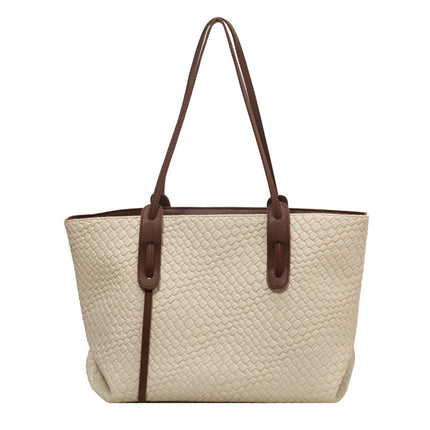 Large Capacity Woven Bag Women's All-match One-shoulder Underarm