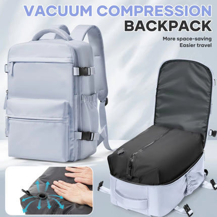 A Comfortable And Durable Backpack With A Vacuum Pump Compression Custom Logo Zipper Seal