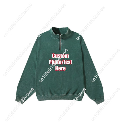 Deltarune Spamton Undertale Retro Sweatshirt Man Woman Teenager Vintage Pullover Half Zipper Sweat Shirt Custom Sleeved Tshirt