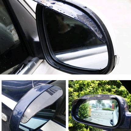 Car Rearview Mirror Rain Protection Eyebrows 2-piece Set