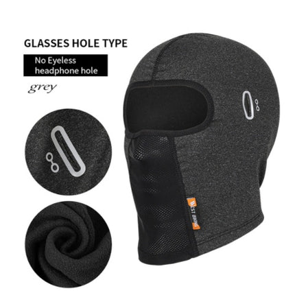 Ski Fleece With Glasses Hole Motorcycle Headgear Bicycle Mask