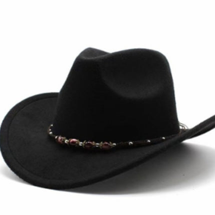 Curved Edge Western Cowboy Hat Men And Women