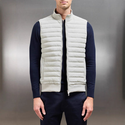 European And American Down Jacket Vest Light Stand Collar