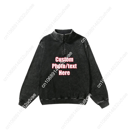 Deltarune Spamton Undertale Retro Sweatshirt Man Woman Teenager Vintage Pullover Half Zipper Sweat Shirt Custom Sleeved Tshirt