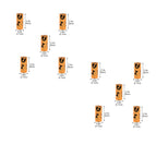 Orange 10pc