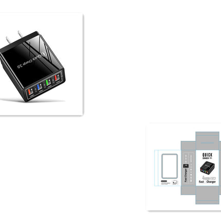 USB Charger Quick Charge 3.0 4 Phone Adapter For Tablet Portable Wall Mobile Charger Fast Charger