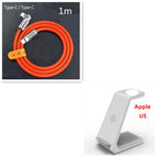 White Set12 / Apple US plug