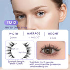 EM123 Eyelashes No Clip