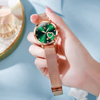 Mesh Belt Rose Shell Green