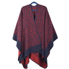 Leopard Print Plum Red / 135X175CM