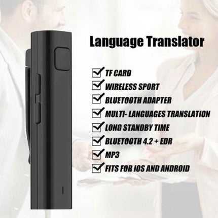 Smart Instant Voice Translator Mini Bluetooth Real Time Translation 26 Language Automatic Speech Travel Translato
