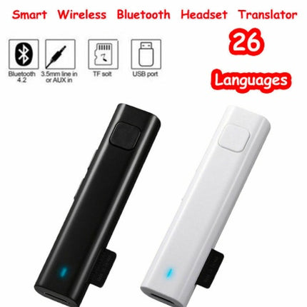 Smart Instant Voice Translator Mini Bluetooth Real Time Translation 26 Language Automatic Speech Travel Translato