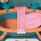 Orange with bath net