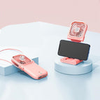 Pink / Power bank and stand