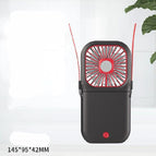 Black / Power bank electric fan