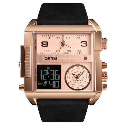 Square Large Dial Watch Men'S Business