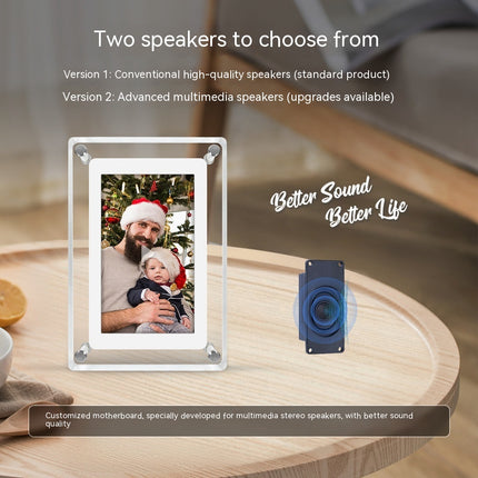 5-inch Transparent Fashion Digital Electronic Photo Album Video Advisement Player Business Gift Photo Frame