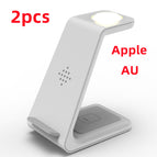 White 2pcs / Apple AUplug