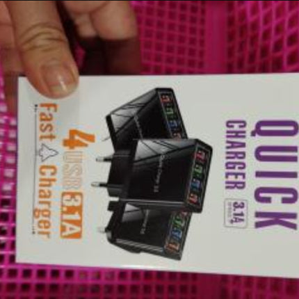 USB Charger Quick Charge 3.0 4 Phone Adapter For Tablet Portable Wall Mobile Charger Fast Charger