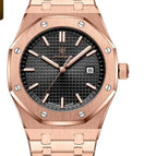 Rose gold black