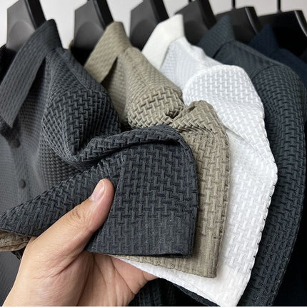 Men's Polo Shirt Mesh Ice Silk Short Sleeve T-shirt