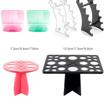 14 Hole Make up Brush Set Dry Rack Drying Brushes Shelf Multifunction Stand Display Cosmetic Clean Tool Wash Makeup Brush Holder