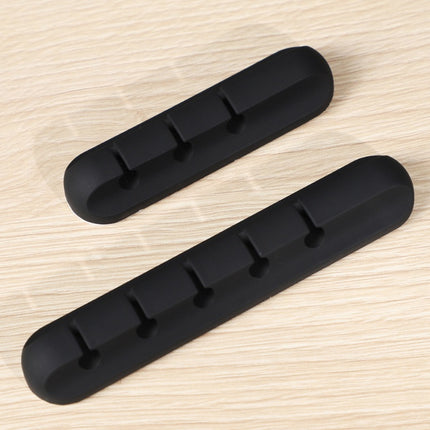 Silicone USB Cable Winder Desktop Cable Organizer Management Multipurpose Clips Cables Protector For Wired Headphones