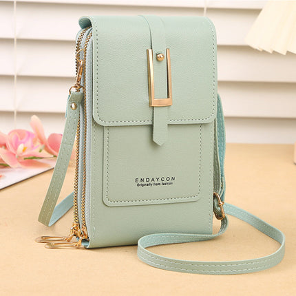 Women's Crossbody Shoulder Bag Transparent Multifunctional Touch Screen Phone Bag