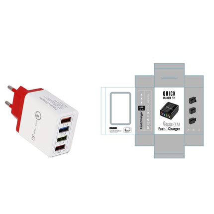 USB Charger Quick Charge 3.0 4 Phone Adapter For Tablet Portable Wall Mobile Charger Fast Charger