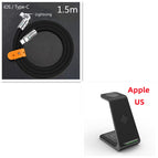 Black Set1 / Apple US plug