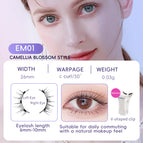 EM013 Eyelash White Clip