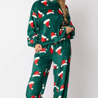 Dark Green Christmas Hat / S