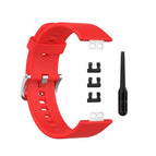 Red / Strap x Silver Stainless Steel