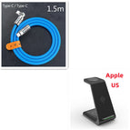 Black Set7 / Apple US plug