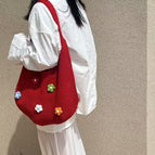 Small Flower Bag Red / 37X30X2CM