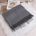 Dark Heather Gray / 200x70 cm