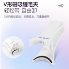 Eyelash Wearing White Clip