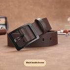 Brown / 105cm / Black Buttons