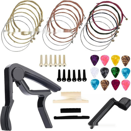 Guitar Accessories Suit Pick String Nail Pillow