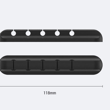 Silicone USB Cable Winder Desktop Cable Organizer Management Multipurpose Clips Cables Protector For Wired Headphones