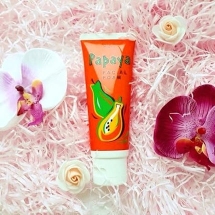 Mistine Papaya Facial Foam Face Wash | Product of Thailand | 100g