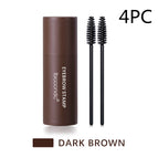 Dark brown no eyebrow card / 4PC